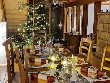 Christmas dining table